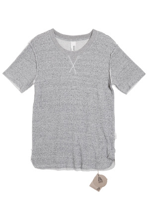 WASHED CUT OUT 1/3MTM T-SHIRTSLight Gray