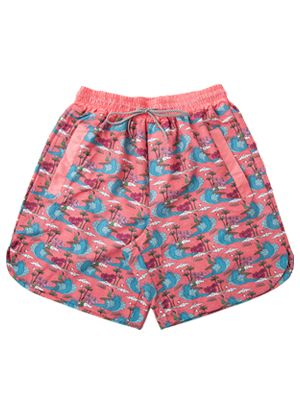 AWESOME DTP-ALOHA BEACH SHORTS Pink